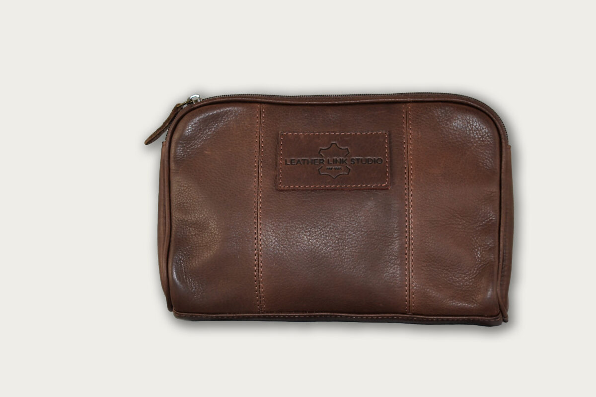 Leather Cosmetic Bag / Utility bag  COS-201 - Image 2