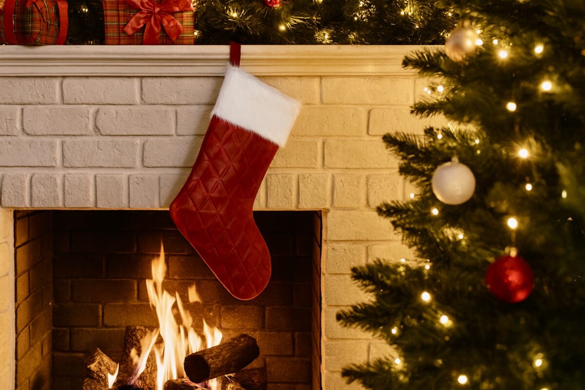 Leather Christmas Stocking CS-Plain-101