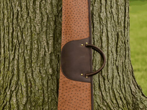 Shot Gun Case Embossed Ostrich  ES-163 - 50 "
