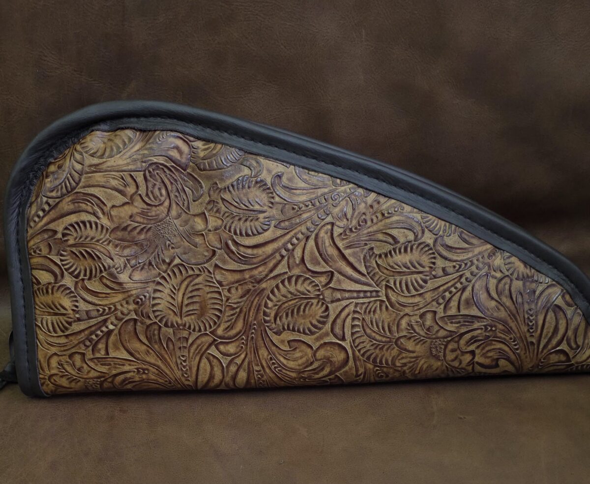 Leather Embossed Magnum Pistol Case MG-1320 - Image 2