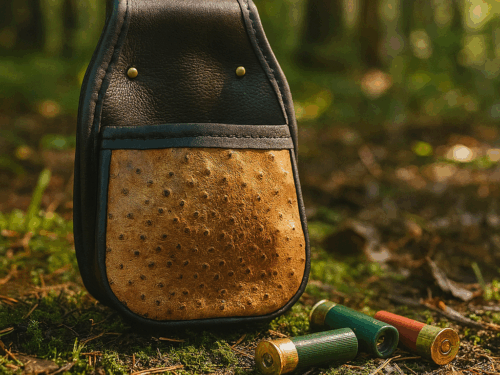 Handmade Leather Double Shell Pouch DSB-2041