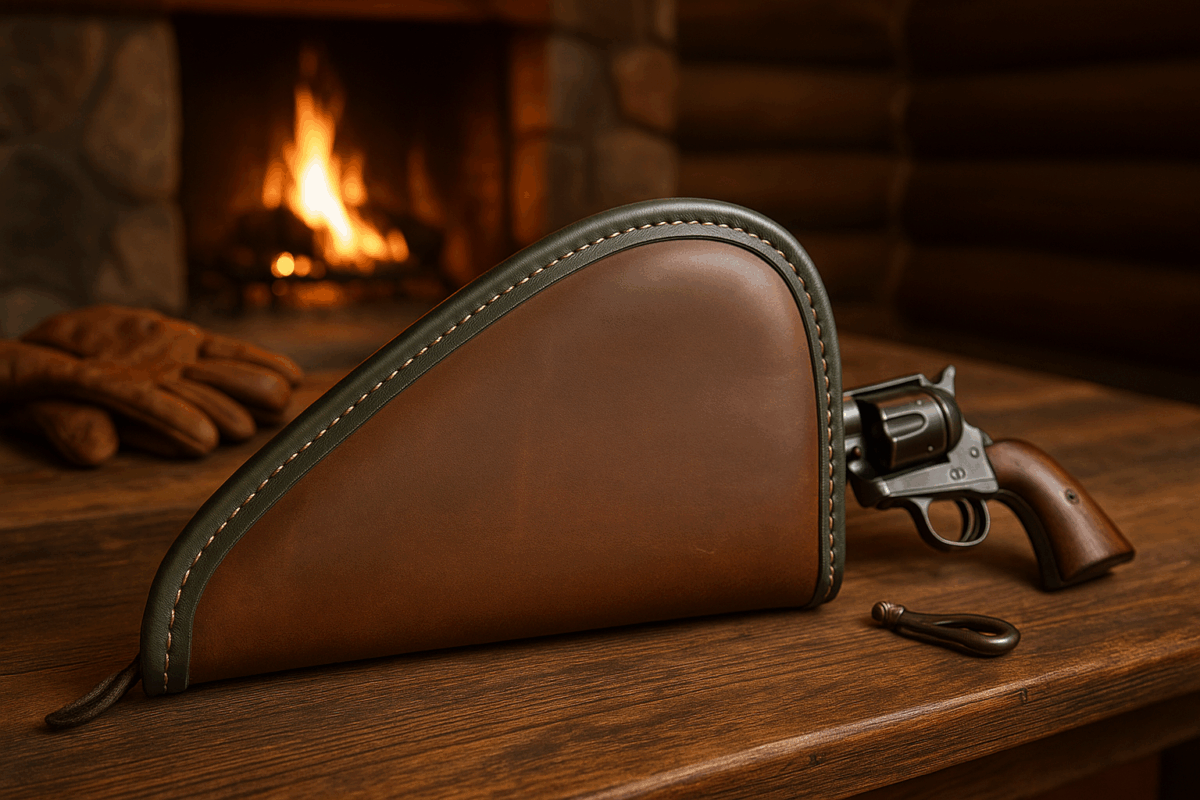 Large Leather Pistol Case LP-2360