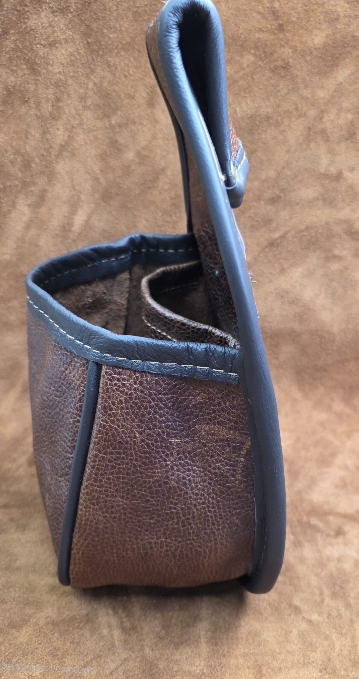 Full-Grain Cowhide Leather Double Shotgun Shell Pouch DSB-2037 - Image 5