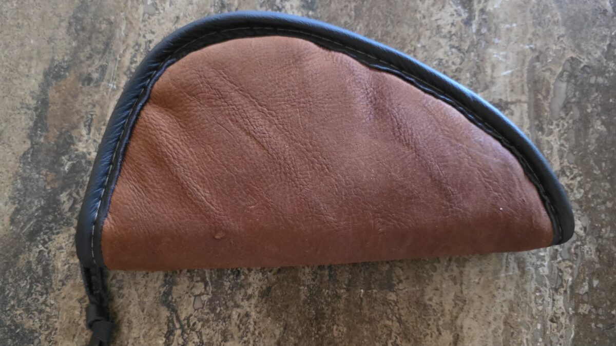 Medium Genuine Elk Leather Pistol Case MP-2447 - Image 3