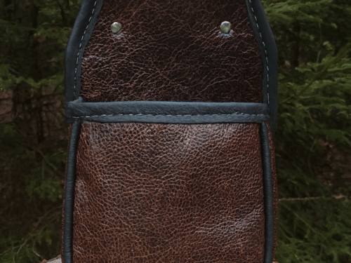 Full-Grain Cowhide Leather Double Shotgun Shell Pouch DSB-2037
