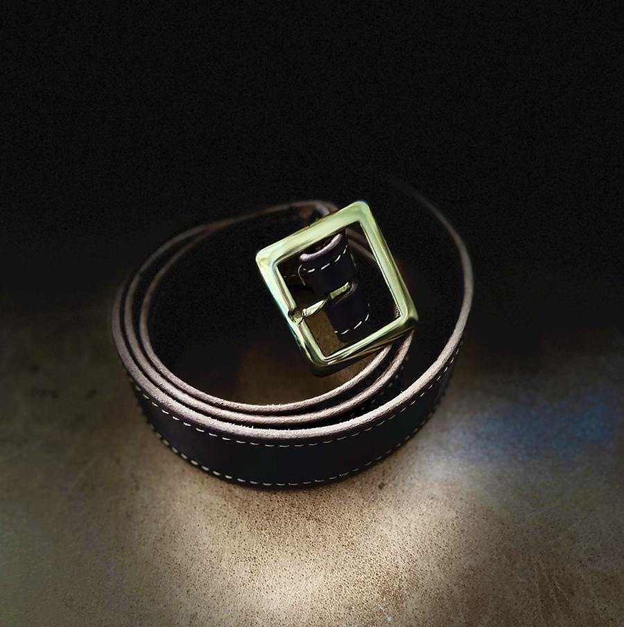 Ostrich-Embossed Leather Double Shell Bag – Handmade in USA | DSB-2061 - Image 7