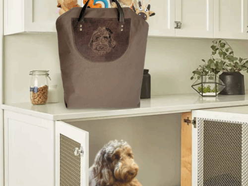 Pet Lover's Custom Art Canvas Tote Bag SB- Custom Canvas