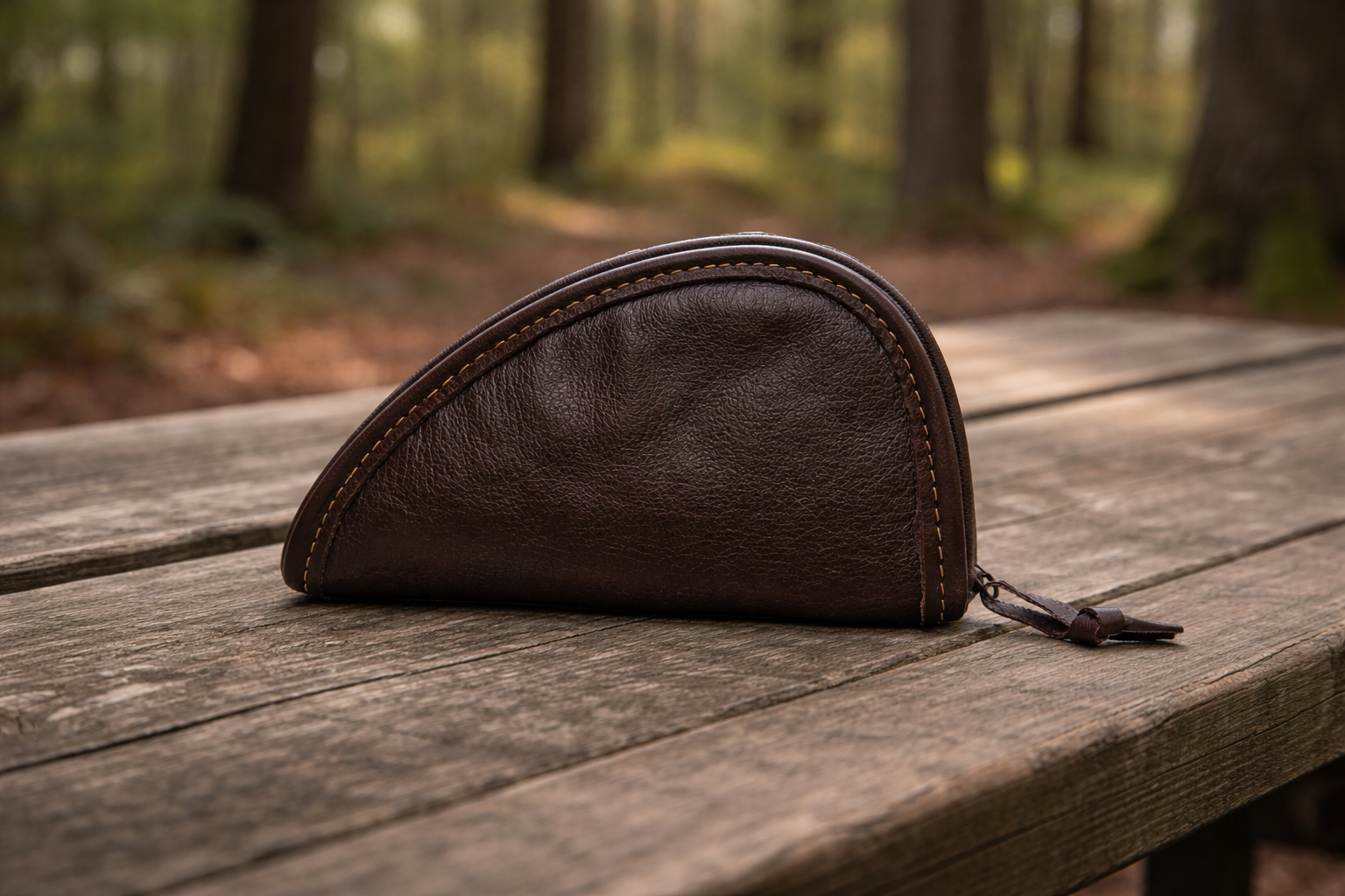 Small Leather Pistol Case SP-198