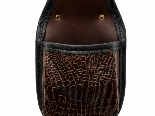 Genuine Alligator Single Shotgun Shell Pouch
