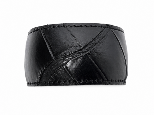 Genuine American Alligator Leather Cuff Bracelet | Handcrafted in the USA | One-of-a-Kind Luxury Statement Cuff