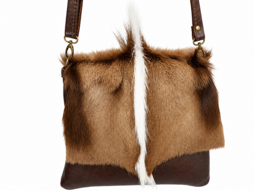 Genuine Springbok Crossbody Clutch Purse – Genuine African Springbok Hide & Premium Leather
