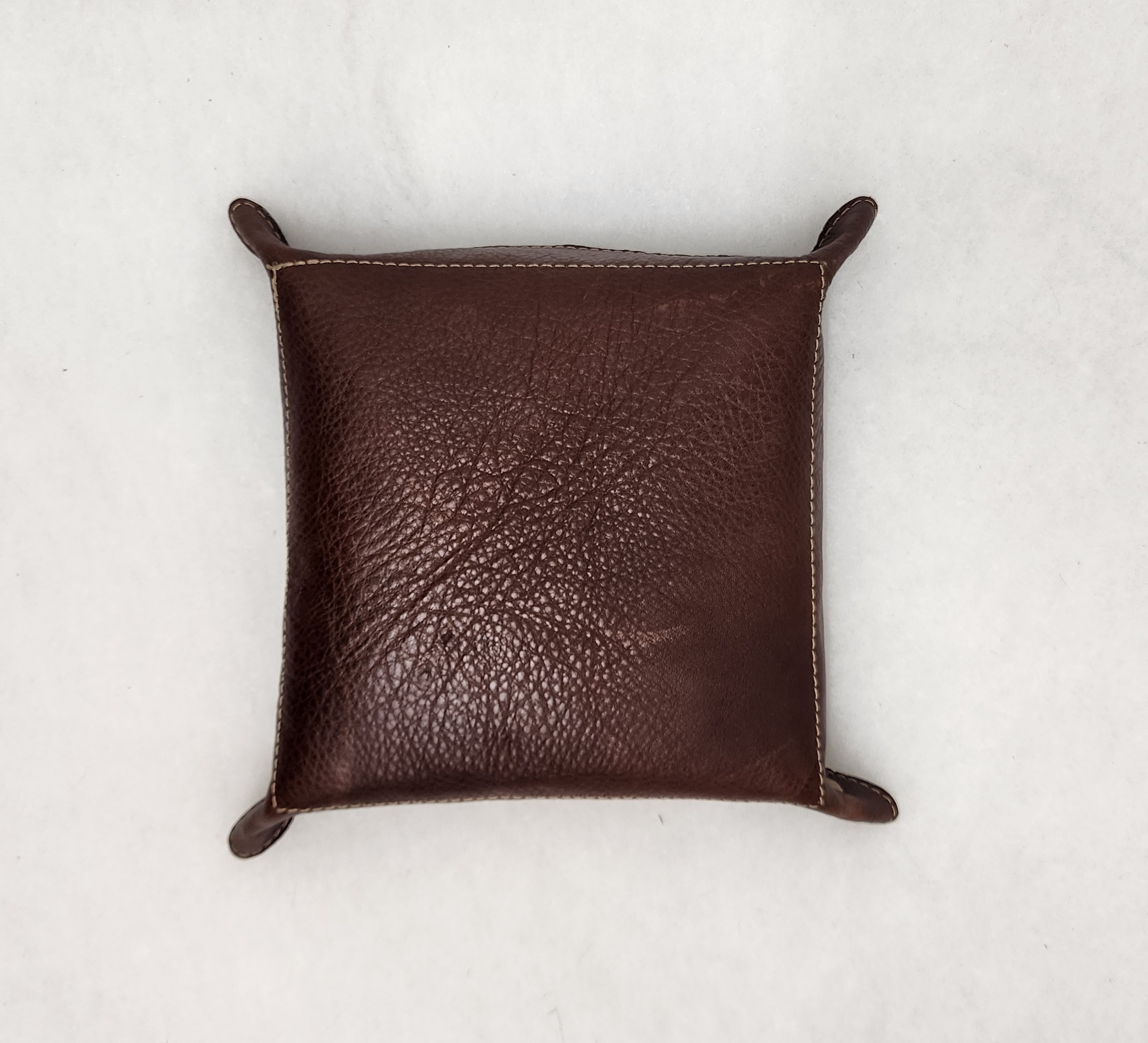 Ostrich Embossed Leather Valet Tray - Image 3