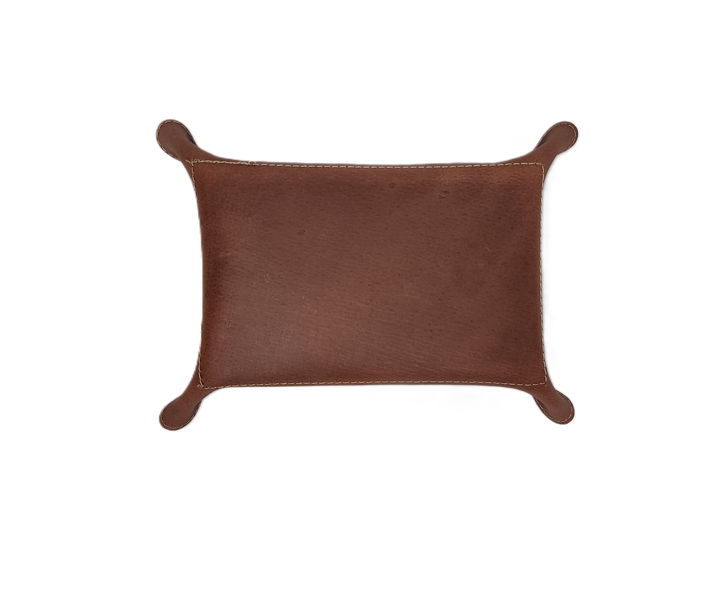 Leopard Print Hair-on-Hide Leather Valet Tray - Image 3