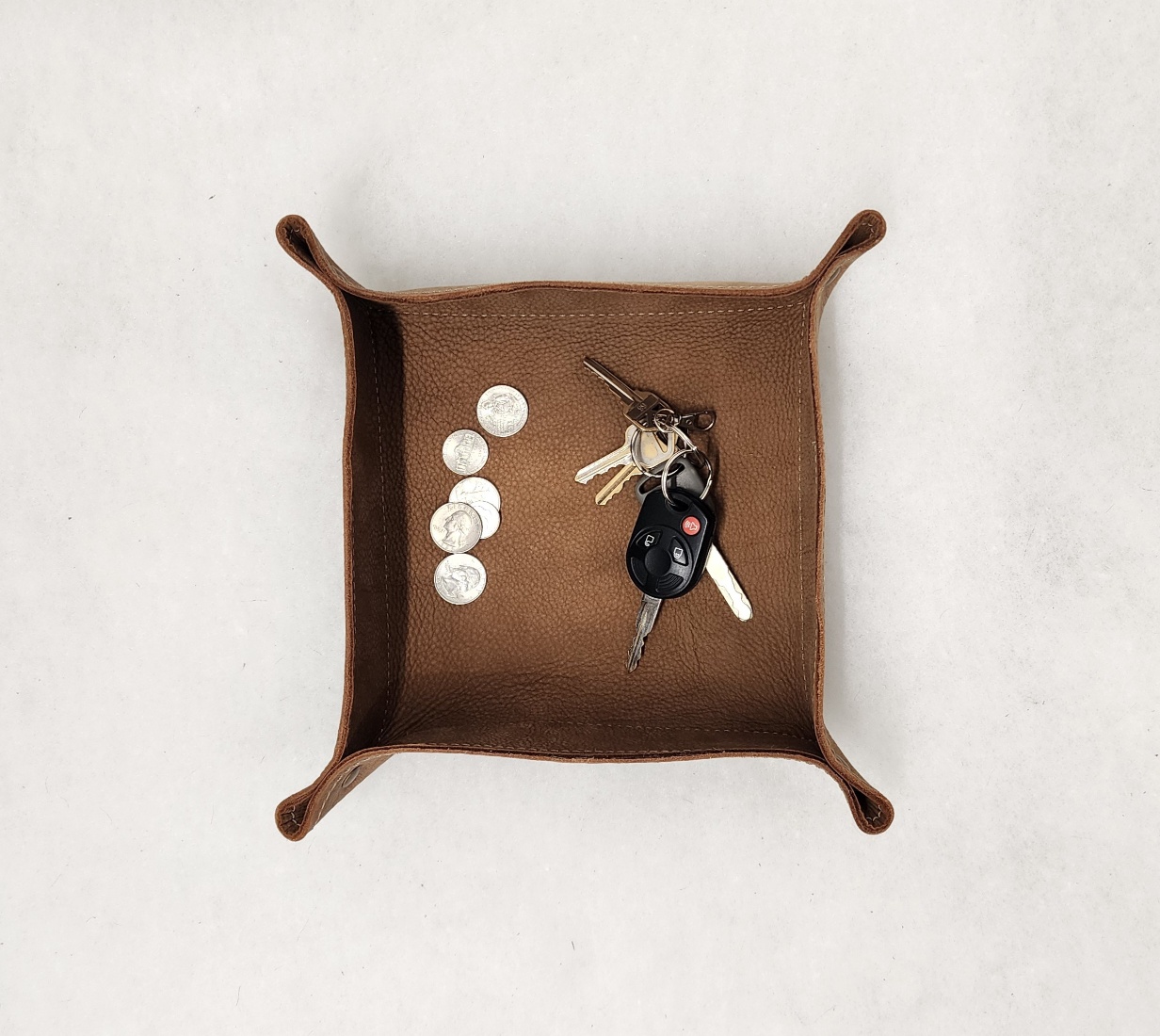 Solid Leather Valet Tray - Image 2